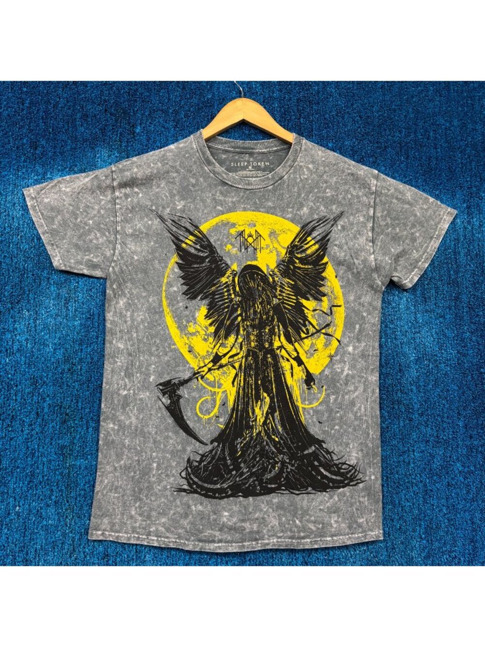 Sleep Token Mineral Wash T-Shirt Size Medium